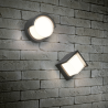 TRIO PUNO LED outdoor wall lamp 800lm 3000K 8W black IP54