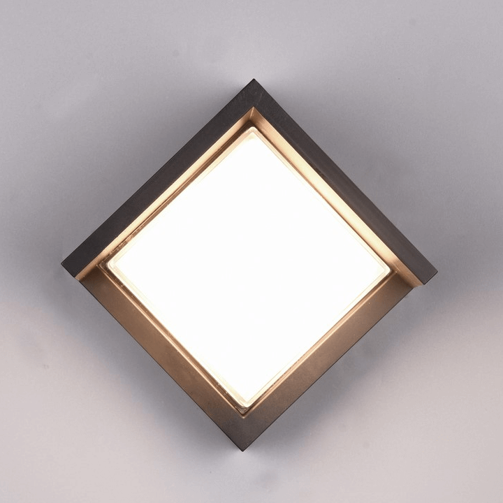 TRIO PUNO kinkiet zewnętrzny LED 800lm 3000K 8W czarny IP54