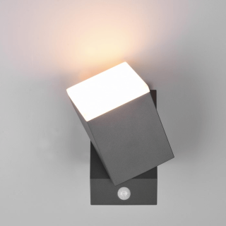 TRIO AVON adjustable outdoor wall lamp with motion sensor
