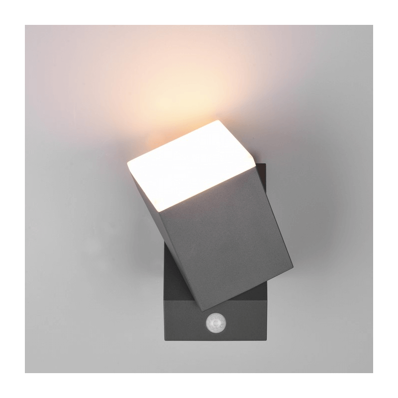 TRIO AVON adjustable outdoor wall lamp with motion sensor