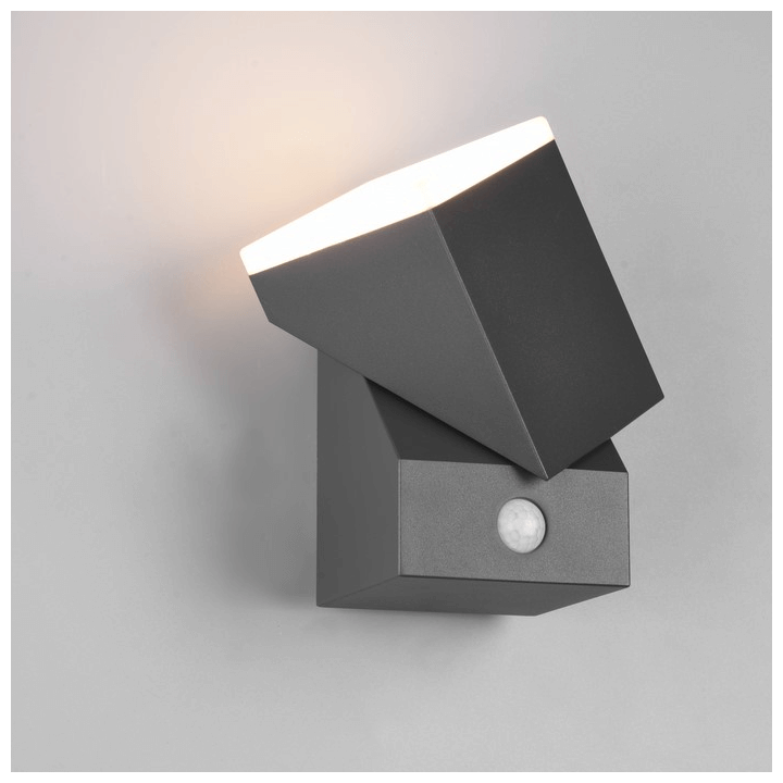TRIO AVON adjustable outdoor wall lamp with motion sensor