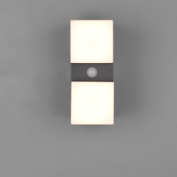 TRIO AVON adjustable outdoor LED wall lamp with motion sensor