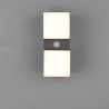 TRIO AVON adjustable outdoor LED wall lamp with motion sensor