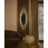 ADANI kinkiet Mirror 50cm złoty, chrom 2xG9