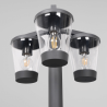 TRIO CAVADO standing garden lamp 220cm 3xE27 anthracite