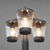 TRIO CAVADO standing garden lamp 220cm 3xE27 anthracite