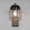 TRIO TUELA outdoor wall lamp E27 with motion sensor