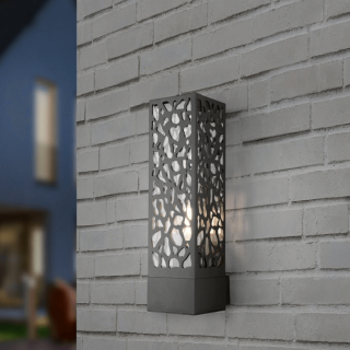 TRIO COOPER outdoor wall lamp E27 IP44 anthracite