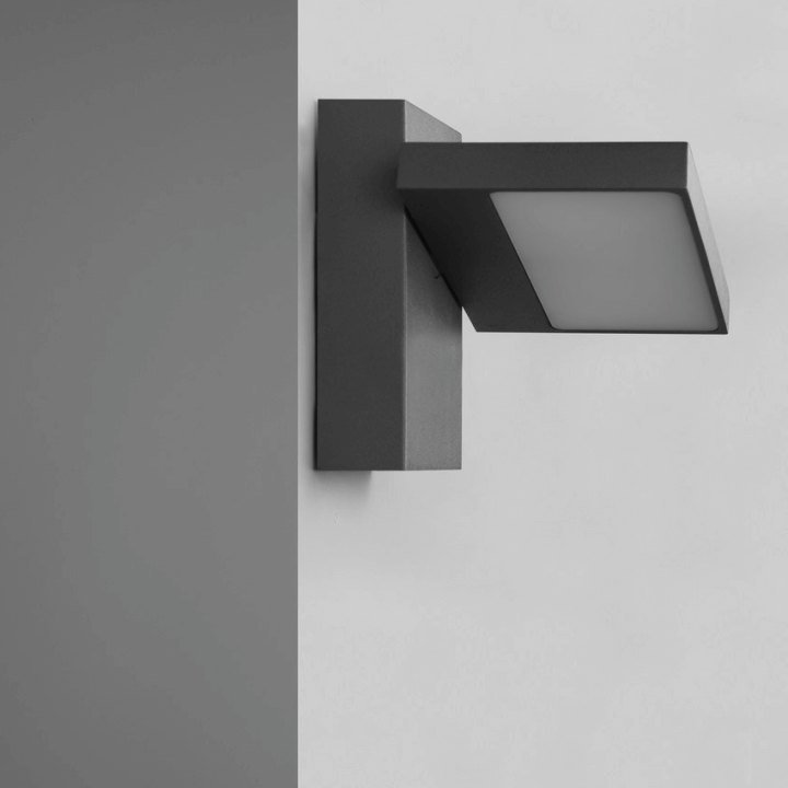 TRIO HORTON regulowany kinkiet zewnętrzny LED 8W antracyt