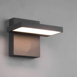 TRIO HORTON regulowany kinkiet zewnętrzny LED 8W antracyt