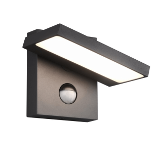 TRIO HORTON adjustable outdoor wall lamp with motion sensor