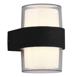 TRIO MOLINA round outdoor LED wall lamp 5W IP54
