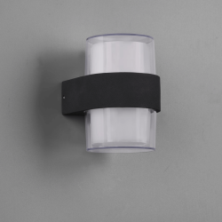 TRIO MOLINA round outdoor LED wall lamp 5W IP54