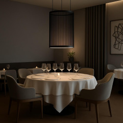 ADANI LONG ISLAND AD282 vertical LED pendant lamp 22W black