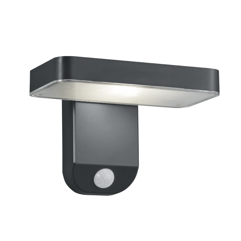 TRIO ESQUEL solar wall lamp with motion sensor IP44 anthracite