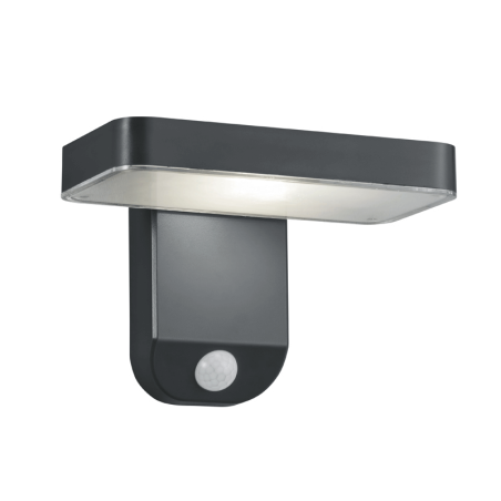 TRIO ESQUEL solar wall lamp with motion sensor IP44 anthracite TRIO ESQUEL solar wall lamp with motion sensor IP44 anthracite