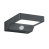 TRIO FOMOSA solar wall lamp with motion sensor IP44 anthracite