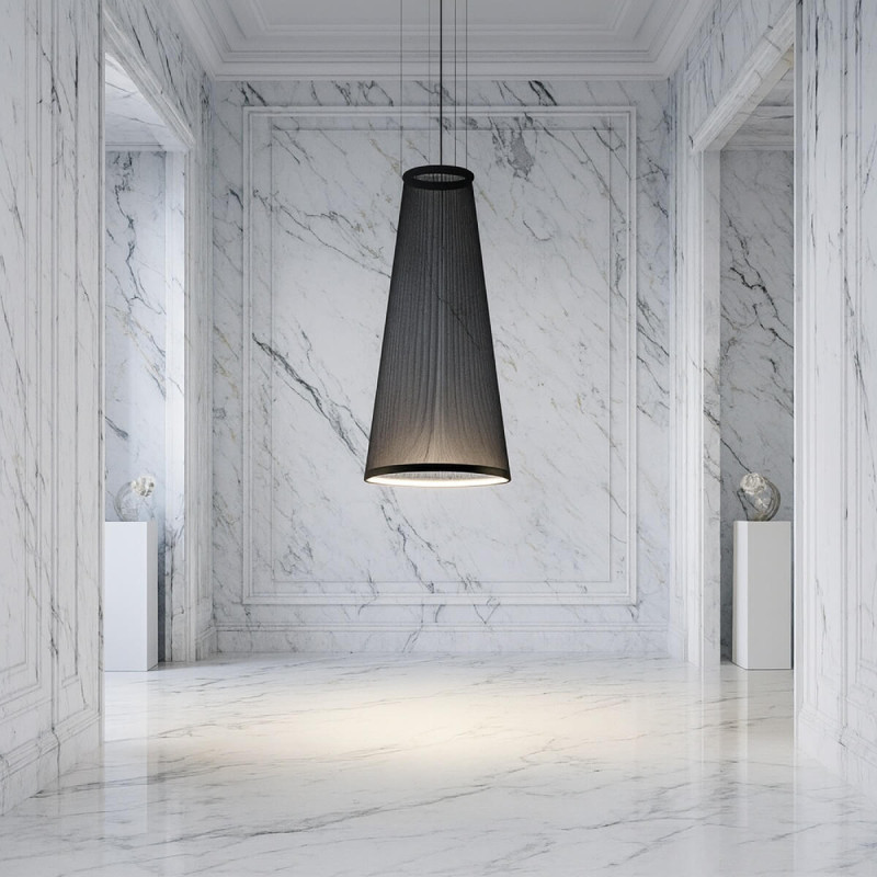 ADANI LONG ISLAND AD283 conical LED pendant lamp black