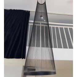 ADANI LONG ISLAND AD283 stożkowata lampa wisząca LED czarna