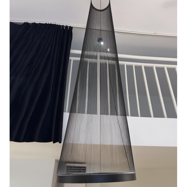 ADANI LONG ISLAND AD283 stożkowata lampa wisząca LED czarna