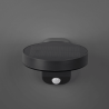 TRIO POSADAS solar wall lamp, motion sensor IP44 anthracite