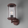 TRIO TANARO outdoor wall lamp E27 anthracite, copper
