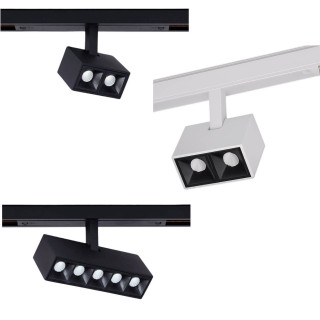 OXYLED DOTS SPOT CUBE MULTILINE na magnes 3W lub 10W biała, czarna 3000K, 4000K