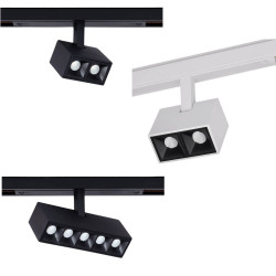 OXYLED DOTS SPOT CUBE MULTILINE na magnes 3W lub 10W biała, czarna 3000K, 4000K