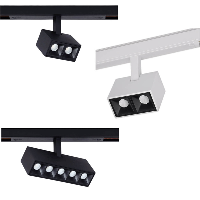 OXYLED DOTS Spot CUBE 4W or 10W black, white Multiline magnetic