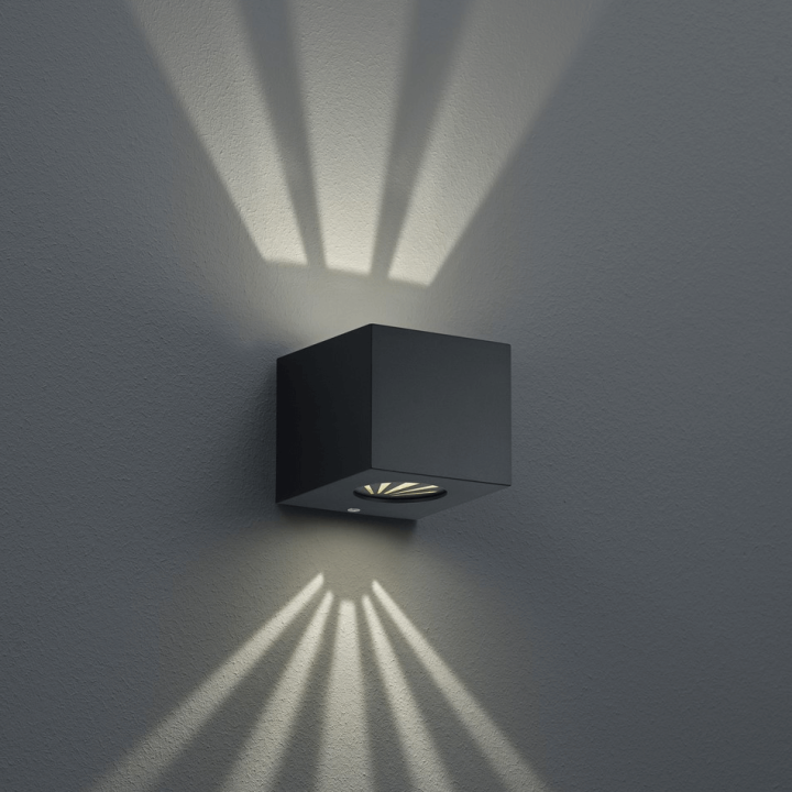 TRIO CORDOBA outdoor LED wall lamp, up/down lighting