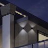 TRIO ROSARIO round outdoor wall lamp IP44 white, black TRIO ROSARIO round outdoor wall lamp IP44 white, black
