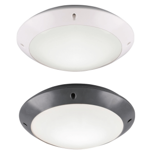 TRIO CAMARO zewnętrzna lampa sufitowa E27 biała, antracyt