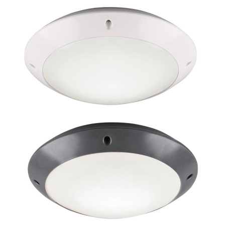 TRIO CAMARO zewnętrzna lampa sufitowa E27 biała, antracyt