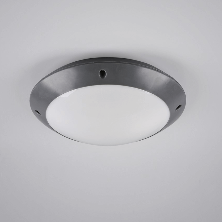 TRIO CAMARO outdoor ceiling lamp E27 white, anthracite