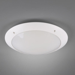 TRIO CAMARO zewnętrzna biała lampa sufitowa 2xE27 33cm