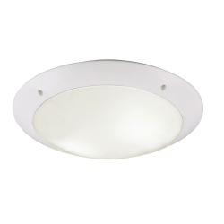 TRIO CAMARO outdoor white ceiling lamp 2xE27 33cm