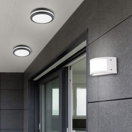 TRIO KENDAL zewnętrzna lampa sufitowa LED 12W IP54