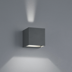 TRIO ADAJA outdoor LED wall lamp 2x3W IP54 up/down