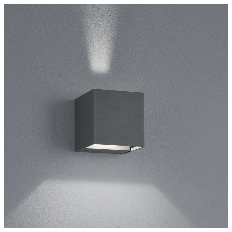 TRIO ADAJA outdoor LED wall lamp 2x3W IP54 up/down