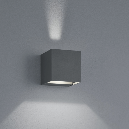 TRIO ADAJA outdoor LED wall lamp 2x3W IP54 up/down