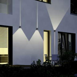 TRIO ADAJA kinkiet zewnętrzny LED 2x3W IP54 góra/dół