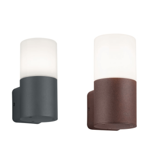 TRIO HOOSIC outdoor wall lamp E27 anthracite, copper