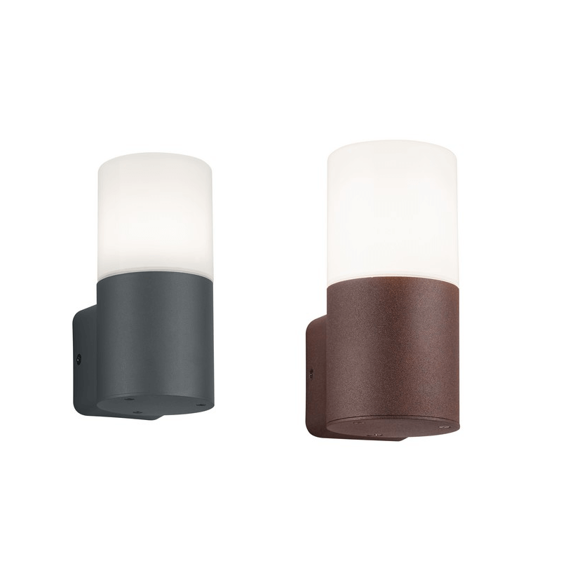 TRIO HOOSIC outdoor wall lamp E27 anthracite, copper