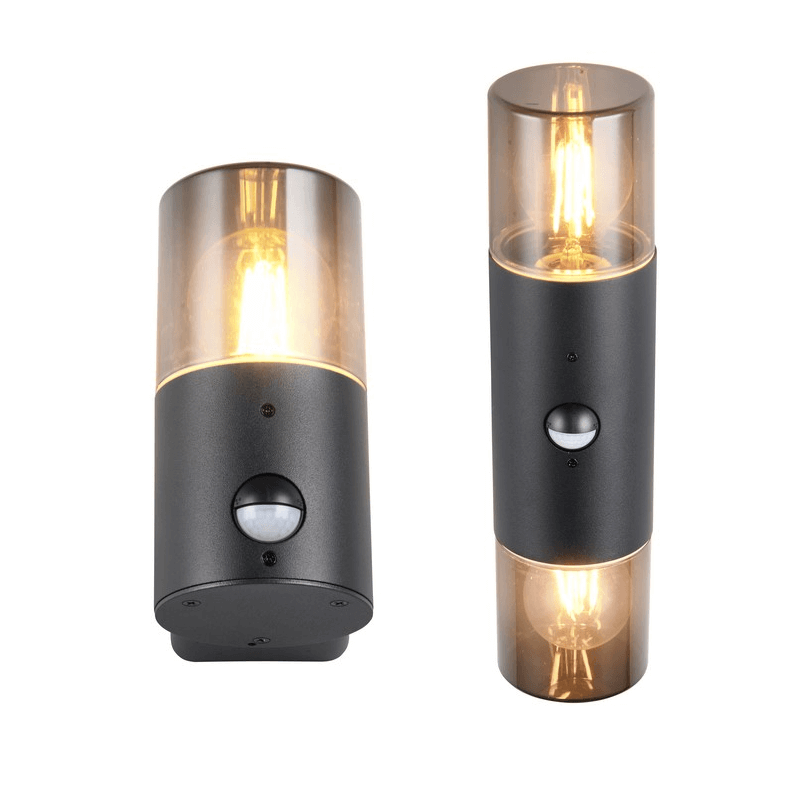 TRIO HOOSIC outdoor wall lamp E27 with motion sensor