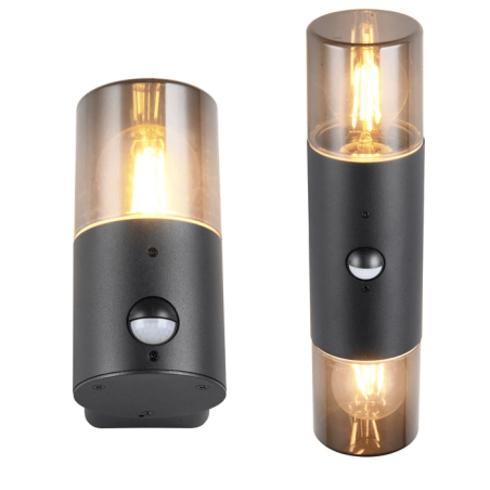 TRIO HOOSIC outdoor wall lamp E27 with motion sensor