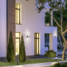 TRIO HOOSIC outdoor wall lamp with motion sensor, anthracite