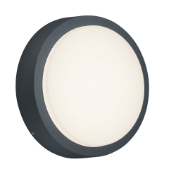 TRIO BREG zewnętrzna lampa sufitowa LED IP54 antracyt