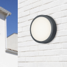 TRIO BREG zewnętrzna lampa sufitowa LED IP54 antracyt