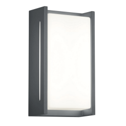 TRIO INDUS rectangular outdoor LED wall lamp IP54 anthracite