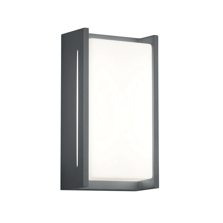 TRIO INDUS rectangular outdoor LED wall lamp IP54 anthracite